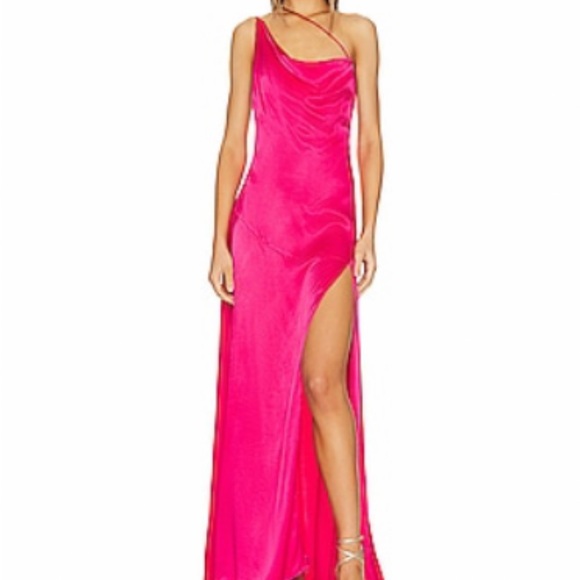 Revolve Belmont Gown Elliatt Fuchsia - Picture 1 of 6